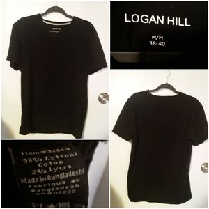 Logan Hill Men's  Stretchy V-Neck Teeshirt
